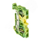 Колодка клеммная самозажимная JXB-ST-4 земля PROxima (EKF) plc-jxb-st-4-pen