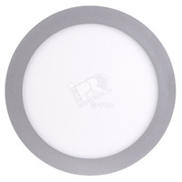 Светильник светодиодный круглый серый  9Вт 6500K d145*25мм IP20 Jazzway (JazzWay) 2855114