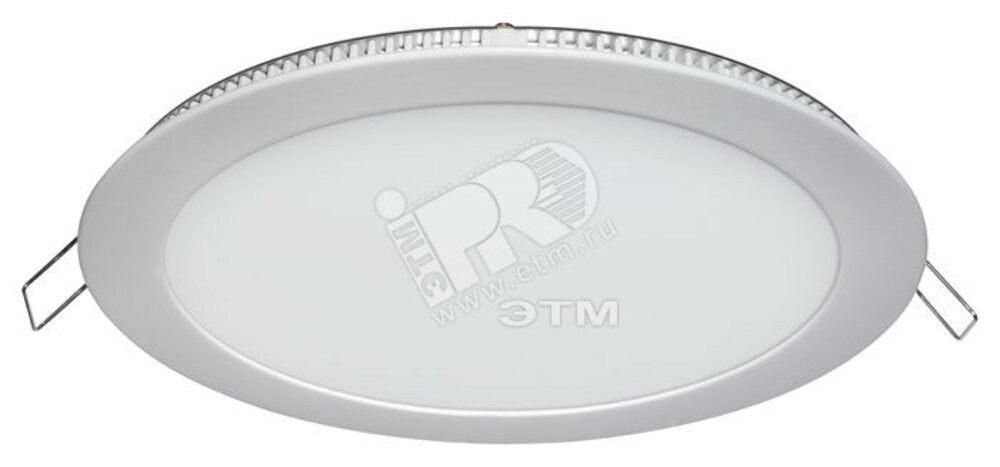 Светильник светодиодный встраиваемый PPL-R 12019 8Вт d120 3500К 530Лм (JazzWay) 1020499