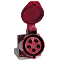Розетка кабельная 32А 3Р+РЕ+N IP44 на поверхность 380В (EKF) ps-125-32-380