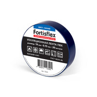Изолента ПВХ 19х0.15х20 (син) (10 шт) (Fortisflex) 71235