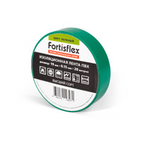 Изолента ПВХ 19х0.15х20 (зел) (10 шт) (Fortisflex) 71233