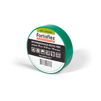 Изолента ПВХ 15х0.15х10 (зел) (10 шт) (Fortisflex) 71225
