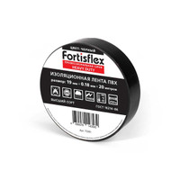 Изолента ПВХ Heavy Duty 19х0.18х20 (черн) (10 шт) (Fortisflex) 71240