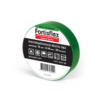 Изолента ПВХ Heavy Duty 19х0.18х20 (зел) (10 шт) (Fortisflex) 90820