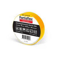 Изолента ПВХ Heavy Duty 19х0.18х20 (желт) (10 шт) (Fortisflex) 90819