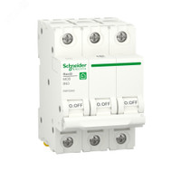 Выключатель автоматический  B 63А 3P 6000A Resi9 (Schneider Electric) R9F02363