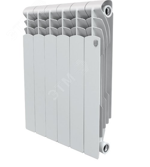 Радиатор алюминиевый секционный 500/80/8 боковое подключение (Royal Thermo) RTR250008
