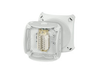 Коробка клеммная 93х93х62 PP IP66 серая мембранная 7 клемм 0.5-2.5мм (HENSEL) RK 0207 T