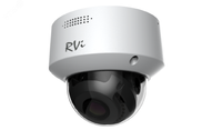 Видеокамера IP 2Мп купольная c ИК-подсветкой до 30м IP67 (2.8мм) (RVI) RVi-1NCD2024 (2.8) white