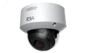 Видеокамера IP 2Мп купольная c ИК-подсветкой до 30м IP67 (2.8мм) (RVI) RVi-1NCD2024 (2.8) white