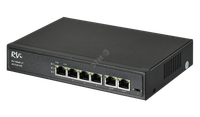 Коммутатор неуправляемый 6 портов RJ45 10 100 Мб/с PoE 65Вт (RVI) RVi-1NS04F-2T