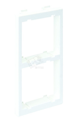 Connect Адаптер вертикальный на 2 модуля K45 45х45мм CIMA-модуль 52x108 мм SC белый (Simon) S62-9