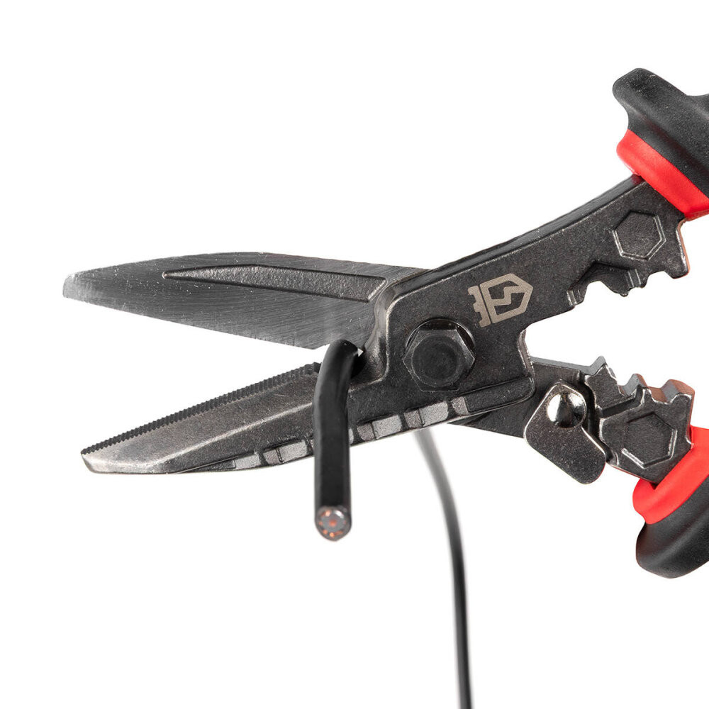 Ножницы универсальные диэлектрические 215 мм серия ERGOLINE (КВТ) 105898