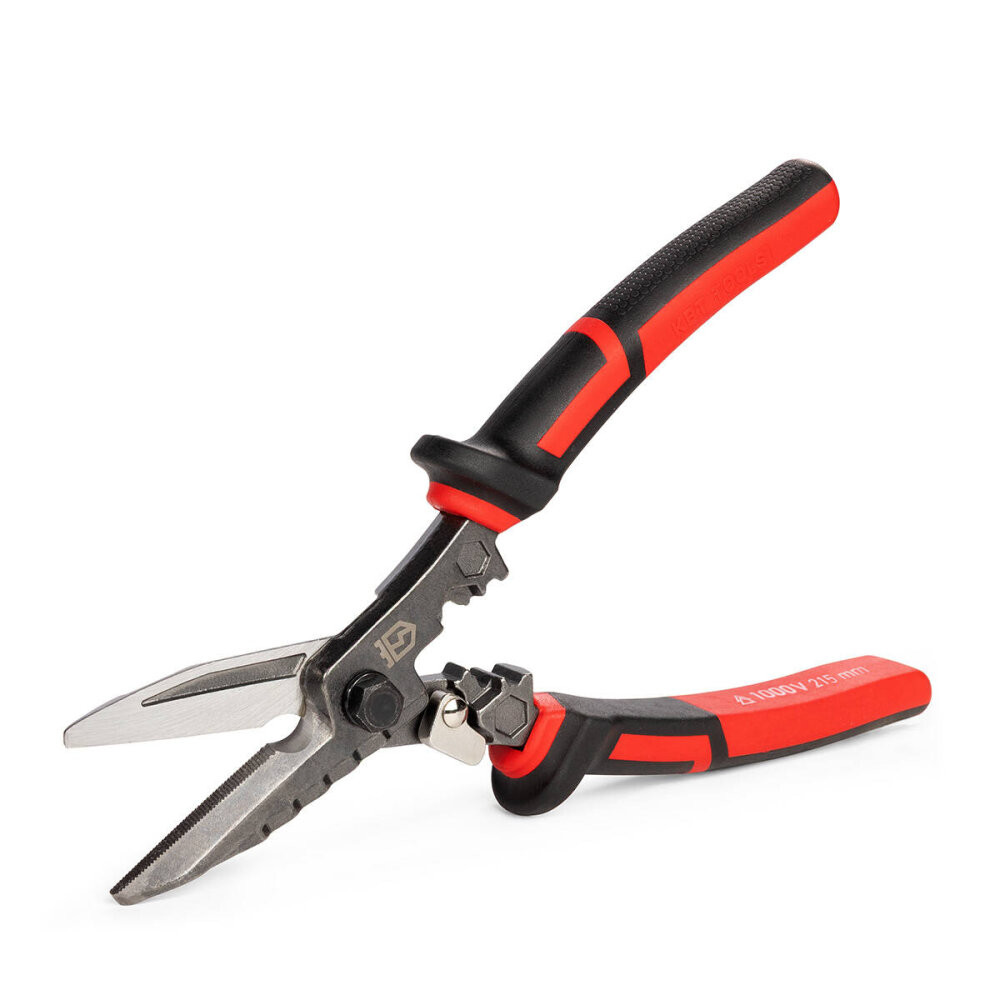 Ножницы универсальные диэлектрические 215 мм серия ERGOLINE (КВТ) 105898