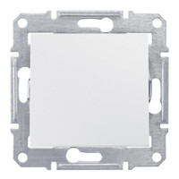 Sedna Переключатель одноклавишный в рамку белый схема 6 (Schneider Electric) SDN0400121