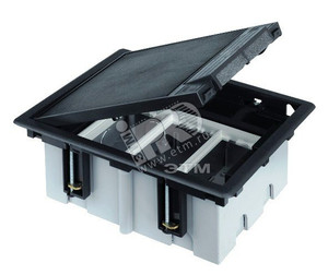 Connect Люк на 2 CIMA-модуля (4 модуля 45х45 мм) глубина 70-100 мм посадка 170х155 мм max 600кг графит (Simon) SF270-14