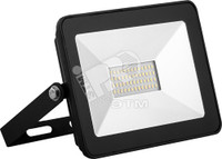Прожектор светодиодный ДО-30w 4000К 2700Лм IP65 черный (SAFFIT) SFL90-30 55076