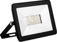Прожектор светодиодный ДО-50w 4000К 4500Лм IP65 черный (SAFFIT) SFL90-50 55077