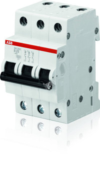 Выключатель автоматический трехполюсный 6А С SH2036.0кА (ABB) 2CDS213001R0064