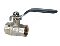 Кран шаровой ВВ 1 ручка никелированный (AQUALINK) 01145
