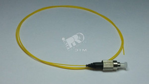 Шнур оптический монтажный 9/125 FC/SM 1 метр      (pigtail) (ИнфоТелеком) Pt-FC/SM-1м