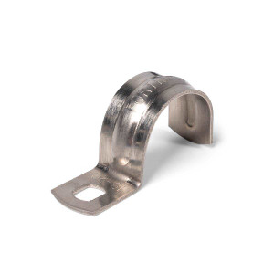 Скоба из нержавеющей стали СМО (INOX) 31-32 (10 шт) (Fortisflex) 80976