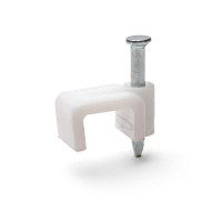 Скоба пластиковая СПП 4 (50шт) (Fortisflex) 49448