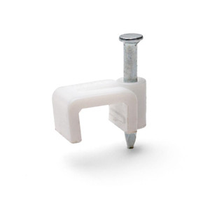 Скоба пластиковая СПП 8 (40шт) (Fortisflex) 49452