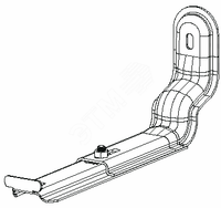 Кронштейн настенный регулируемый белый (MEKA) 1431561