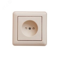 W59 Розетка скрытая без заземления 16А бежевая (Systeme Electric) RS16-151-28