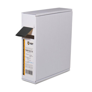 Трубка термоусадочная Т-BOX-12/6 черн (10м) (КВТ) 65620