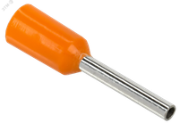 Наконечник кабельный НШвИ 0.5-7.8 оранжевый Е0508 (100шт) (IEK) UGN10-D05-02-08