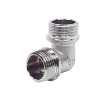 Угольник НН 1/2' никелированный (AQUALINK) 02564