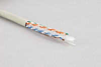 Витая пара U/UTP кат 6 4 пары 23 AWG LSZH серый 305м (Hyperline) UUTP4-C6-S23-IN-LSZH-GY-305