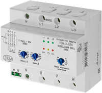 Устройство защиты многофункциональное УЗМ-3-63К AC230В/AC400В УХЛ4 (Меандр) УЗМ-3-63К AC230В/AC400B УХЛ4