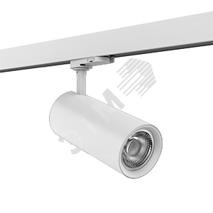 Cветильник LED трек TT-02 2.0 30ВТ 260*74*80мм 4000K угол 35гр.RAL9003 белый матовый (Вартон) V1-R0-00561-90L18-2003040