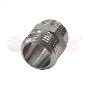 Ниппель 1/2' никелированный НР-НР (Valfex) VF.582.N.012