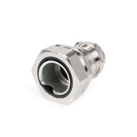 Ввод кабельный для металлорукава из нержавеющей стали ВК-М25(13-18 мм)-МР25 (INOX) (10 шт) (Fortisflex) 88170