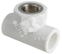 Тройник комбинированный 32x1/2' ВР полипропиленовый PPR белый (VALTEC) VTp.732.0.03204