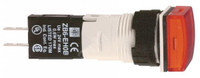 Лампа сигнальная 16мм 12-24В красная квадратная (Schneider Electric) XB6CV4BB